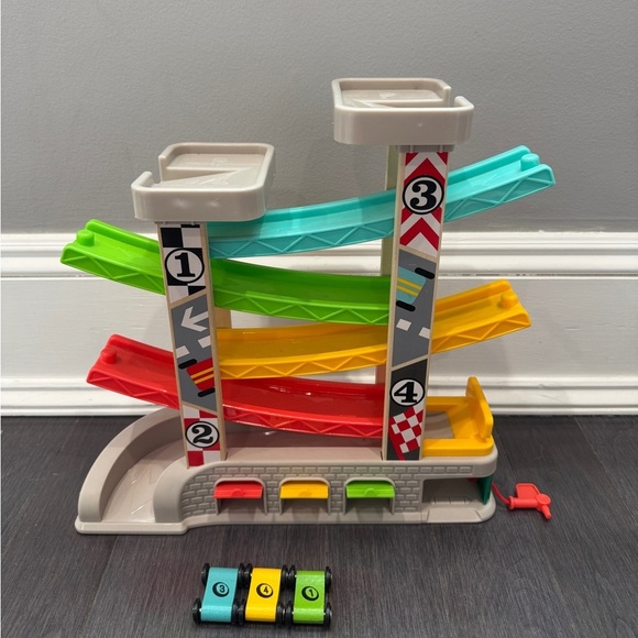 Other - Colorful Slide Racing Track Toy for Kids Boys Infants Toddlers